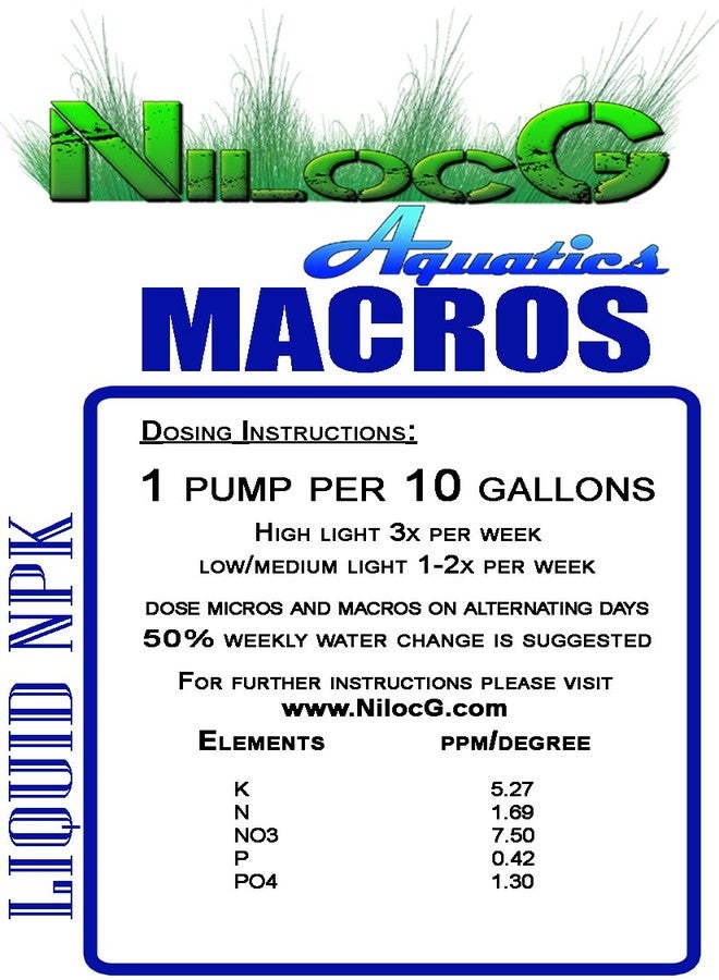 NilocG Aquatics | Liquid NPK+M | 500ml Bottles | Highly Concentrated Aquarium Plant Fertilizer for Demanding Planted Tanks - Image 2